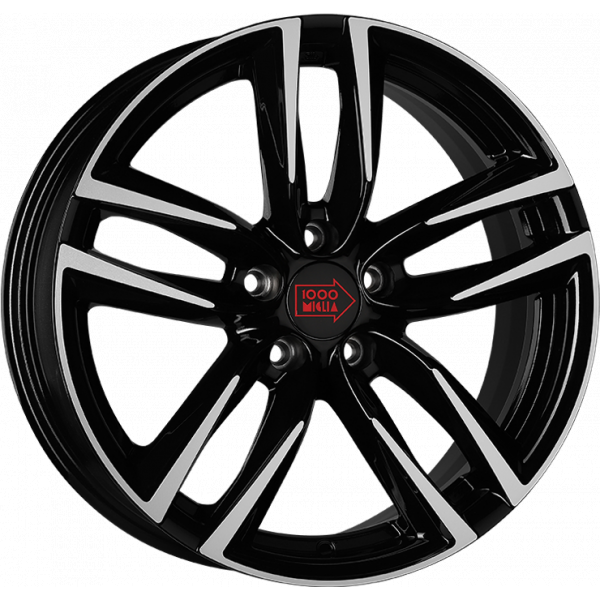 1000 Miglia MM1011 8 R18 PCD:5/112 ET:40 DIA:66.6 Gloss Black Polished