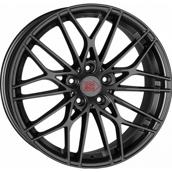 1000 Miglia MM1015 8 R19 PCD:5/108 ET:45 DIA:63.4 Dark Anthracite High Gloss