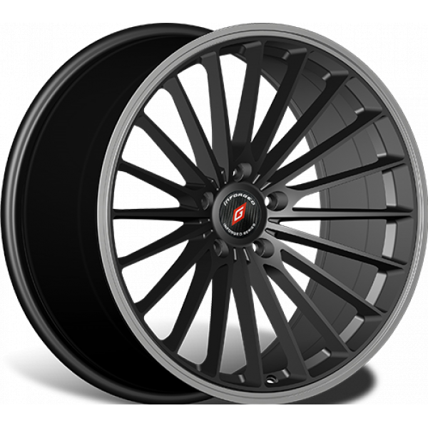 Inforged IFG36 8 R20 PCD:5/108 ET:45 DIA:63.3 Black Machined Lip