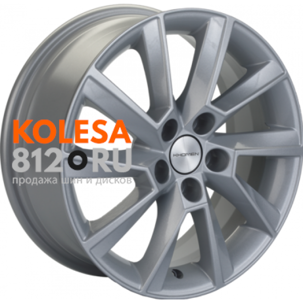 Khomen Wheels KHW1507 6 R15 PCD:5/100 ET:40 DIA:57.1 Gray-FP