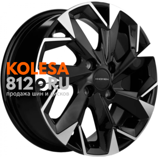 Khomen Wheels KHW1508 6 R15 PCD:4/100 ET:40 DIA:60.1 Black-FP