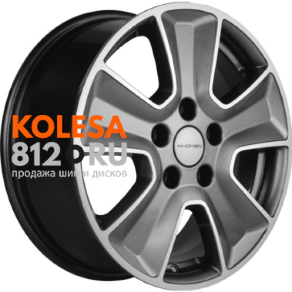 Khomen Wheels KHW1601 6.5 R16 PCD:5/114.3 ET:43 DIA:67.1 Gray-FP