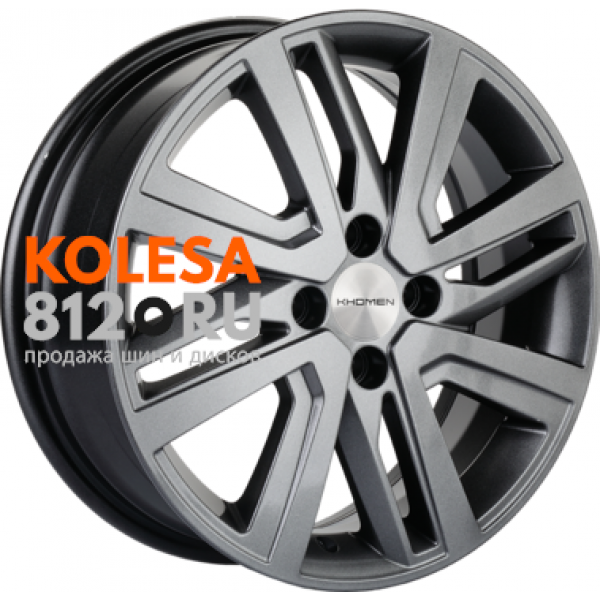 Khomen Wheels KHW1609 6 R16 PCD:4/100 ET:41 DIA:60.1 G-Silver