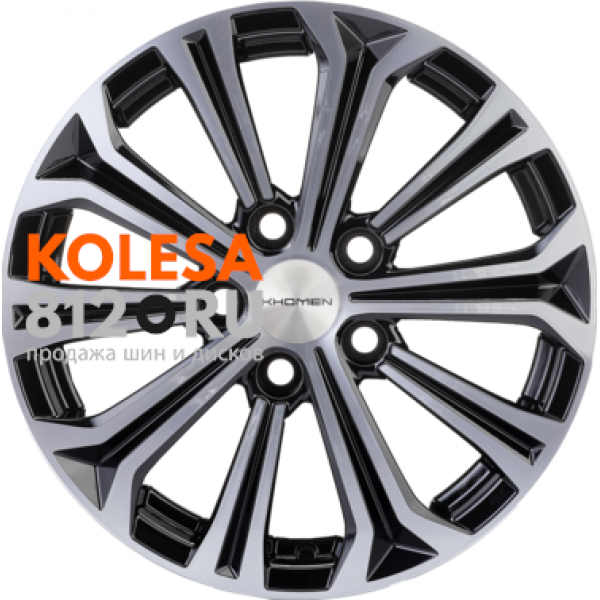 Khomen Wheels KHW1610 6.5 R16 PCD:5/114.3 ET:47 DIA:66.1 Black-FP