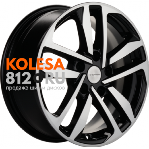 Khomen Wheels KHW1612 6.5 R16 PCD:5/108 ET:50 DIA:63.35 Black-FP