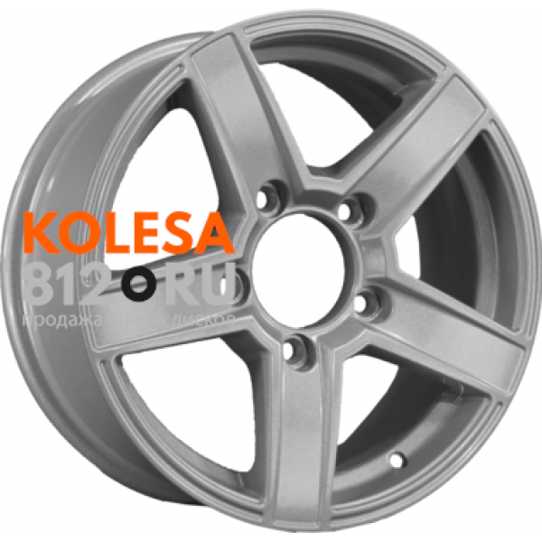 Khomen Wheels KHW1614 6.5 R16 PCD:5/139.7 ET:40 DIA:98.5 F-Silver