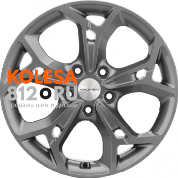 Khomen Wheels KHW1702 7 R17 PCD:5/112 ET:40 DIA:57.1 Gray