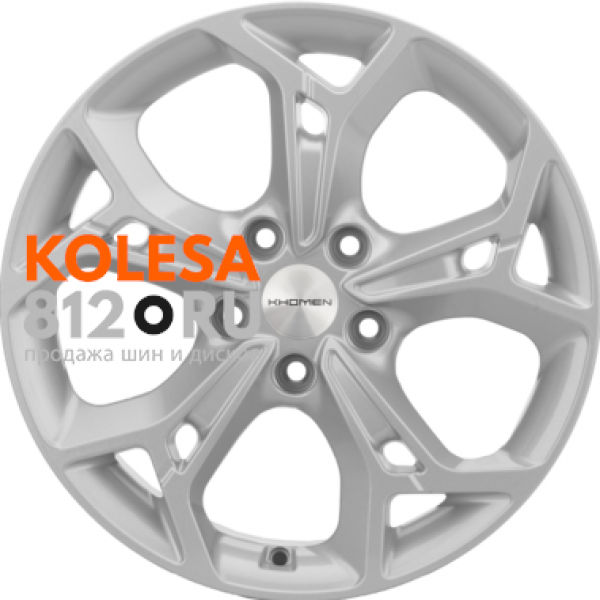 Khomen Wheels KHW1702 7 R17 PCD:5/114.3 ET:46 DIA:67.1 F-Silver