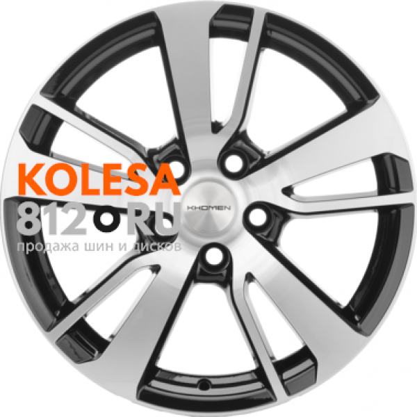 Khomen Wheels KHW1704 7 R17 PCD:5/114.3 ET:40 DIA:66.1 Black-FP