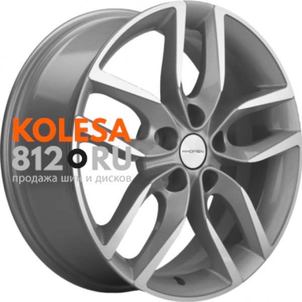 Khomen Wheels KHW1708 6.5 R17 PCD:5/108 ET:43 DIA:65.1 F-Silver-FP