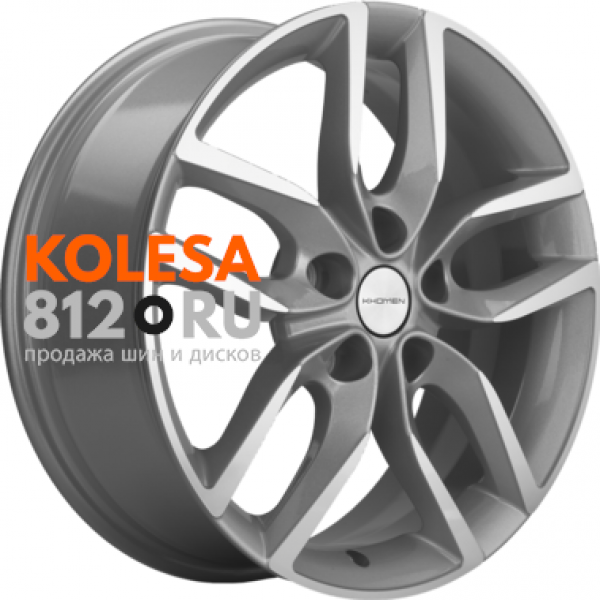 Khomen Wheels KHW1708 6.5 R17 PCD:5/114.3 ET:37 DIA:66.5 F-Silver-FP