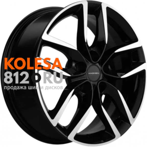 Khomen Wheels KHW1708 6.5 R17 PCD:5/108 ET:43 DIA:65.1 Black-FP