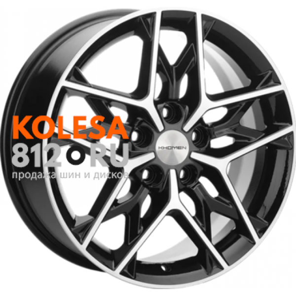 Khomen Wheels KHW1709 7 R17 PCD:5/114.3 ET:49 DIA:67.1 Black-FP