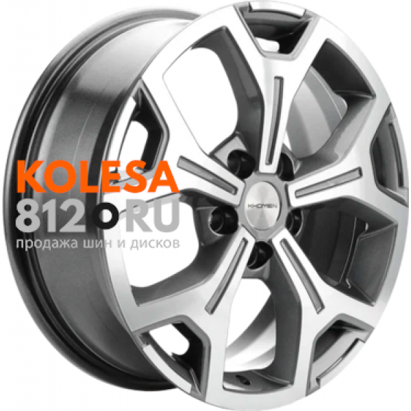 Khomen Wheels KHW1710 7 R17 PCD:5/108 ET:33 DIA:60.1 Gray-FP