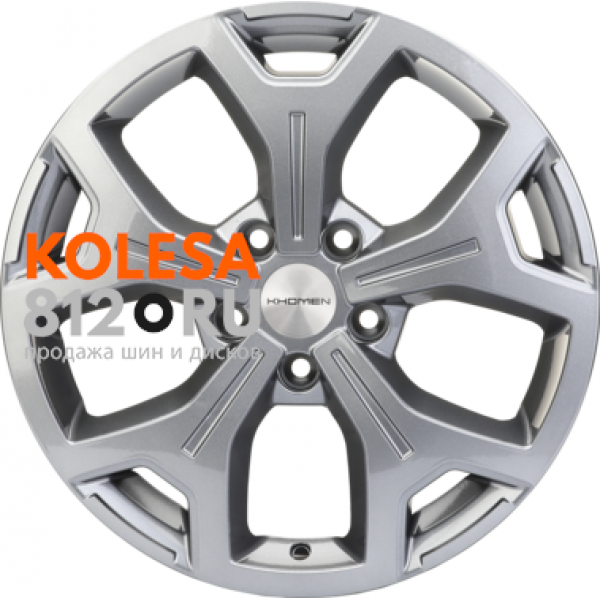 Khomen Wheels KHW1710 6.5 R17 PCD:5/108 ET:50 DIA:63.3 Gray