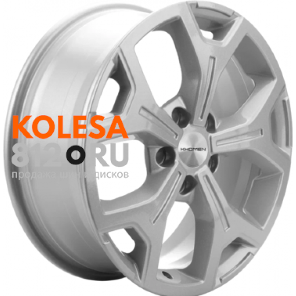 Khomen Wheels KHW1710 6.5 R17 PCD:5/120 ET:60 DIA:65.1 F-Silver