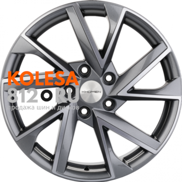 Khomen Wheels KHW1714 7 R17 PCD:5/114.3 ET:40 DIA:66.1 Gray-FP