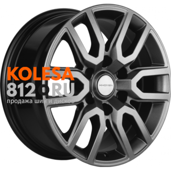 Khomen Wheels KHW1723 8 R17 PCD:6/139.7 ET:38 DIA:67.1 Gray