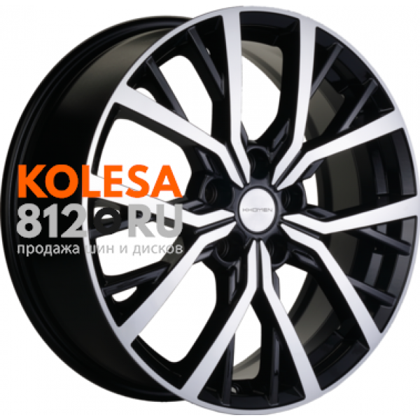 Khomen Wheels KHW1806 7 R18 PCD:5/114.3 ET:40 DIA:66.5 Black-FP