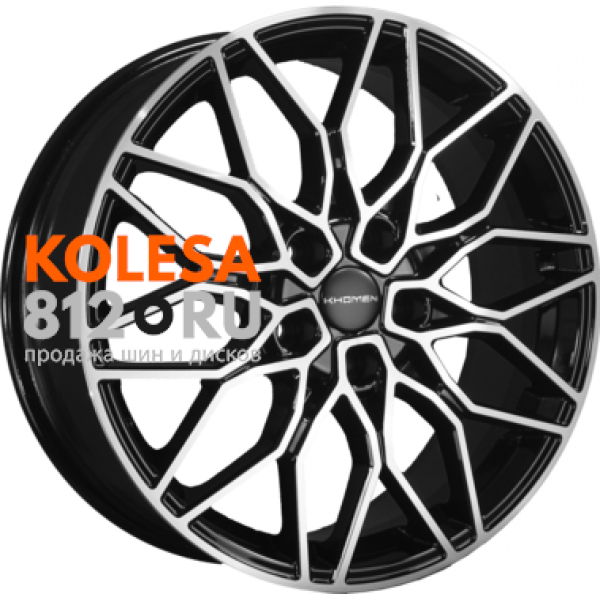 Khomen Wheels KHW1813 7 R18 PCD:5/108 ET:33 DIA:60.1 Black-FP