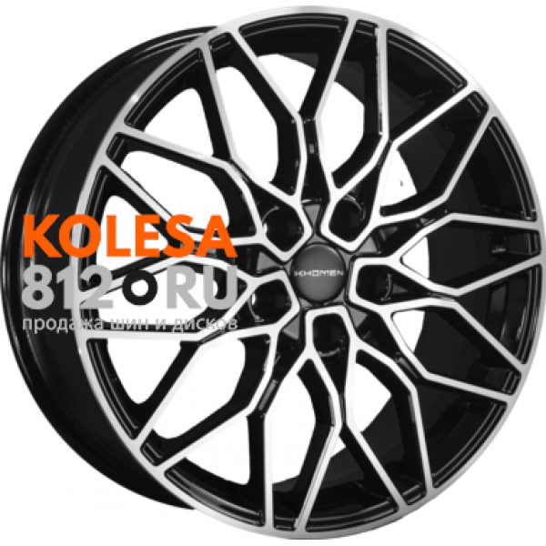 Khomen Wheels KHW1813 7 R18 PCD:5/108 ET:43 DIA:65.1 Black-FP