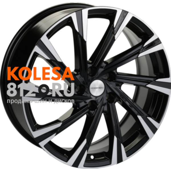 Khomen Wheels KHW1901 7.5 R19 PCD:5/112 ET:32 DIA:66.6 Black-FP