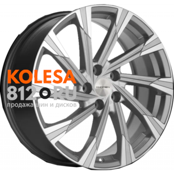 Khomen Wheels KHW1901 7.5 R19 PCD:5/112 ET:43 DIA:57.1 Brilliant Silver-FP