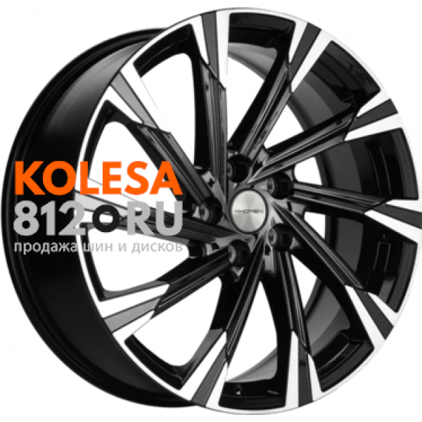 Khomen Wheels KHW1901 7.5 R19 PCD:5/114.3 ET:40 DIA:64.1 Black-FP