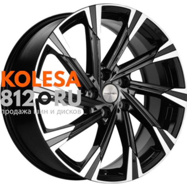 Khomen Wheels KHW1901 7.5 R19 PCD:5/114.3 ET:48 DIA:67.1 Black-FP