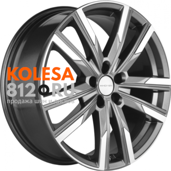 Khomen Wheels KHW1905 7.5 R19 PCD:5/100 ET:28 DIA:57.1 Gray-FP