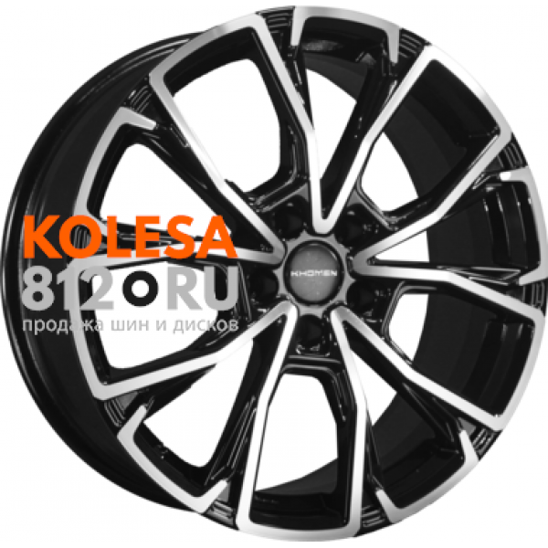 Khomen Wheels KHW1907 7.5 R19 PCD:5/108 ET:52 DIA:60.1 Black-FP