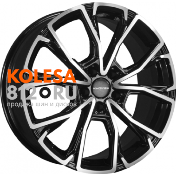 Khomen Wheels KHW1907 7.5 R19 PCD:5/114.3 ET:45 DIA:56.1 Black-FP