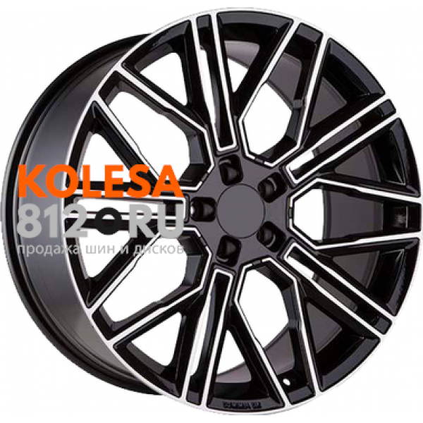 Khomen Wheels KHW2101 9.5 R21 PCD:5/112 ET:31 DIA:66.6 Black-FP