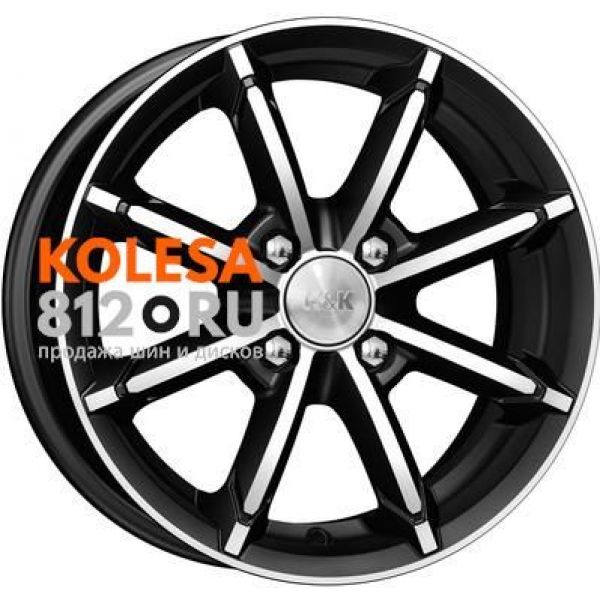 КиК Sportline 6 R14 PCD:4/100 ET:30 DIA:67.1 Алмаз Черный