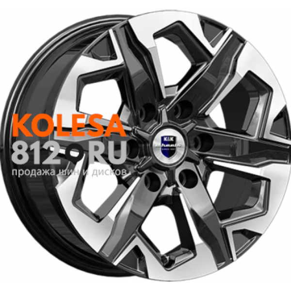 КиК Тейт 7.5 R17 PCD:6/139.7 ET:25 DIA:106.1 Алмаз Черный