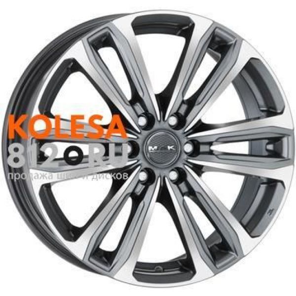 Mak Safari 6 8.5 R20 PCD:6/139.7 ET:20 DIA:106.1 Gunmetal Mirror Face