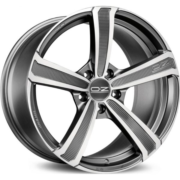 OZ Racing Montecarlo HLT 9.5 R20 PCD:5/130 ET:60 DIA:71.56 MATT DARK GRAPHITE DIAMOND CUT