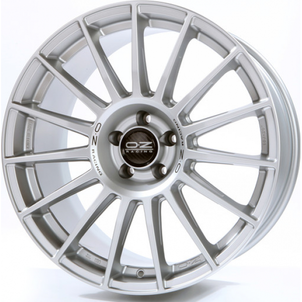 OZ Racing Superturismo Dakar 8.5 R20 PCD:5/120 ET:32 DIA:79 MATT RACE SILVER BLACK LETTERING