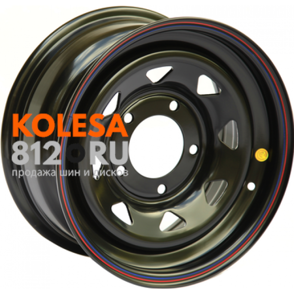 Off-Road-Wheels УАЗ 8 R15 PCD:5/139.7 ET:-19 DIA:110 черный