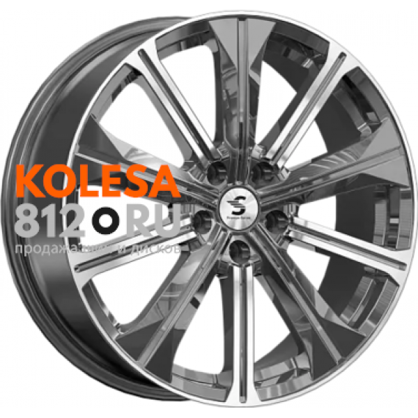 Premium Series КР-013 7 R19 PCD:5/108 ET:36 DIA:65.1 Diamond Gloss Graphite