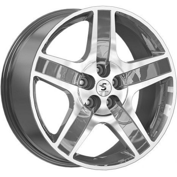 Premium Series КР008 8.5 R20 PCD:5/108 ET:43 DIA:60.1 Diamond_gloss_graphite