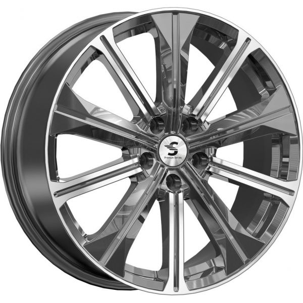 Premium Series КР013 7 R19 PCD:5/108 ET:45 DIA:60.1 Diamond_gloss_graphite