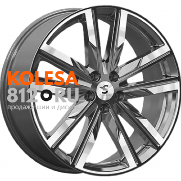 Premium Series КР014 8 R20 PCD:5/114.3 ET:30 DIA:60.1 Diamond Gloss Graphite