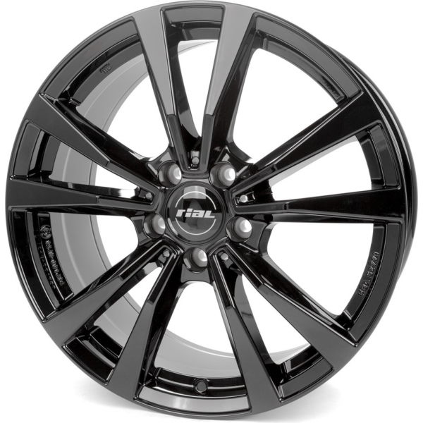 Rial M12X 8 R19 PCD:5/112 ET:28 DIA:66.5 Diamond Black