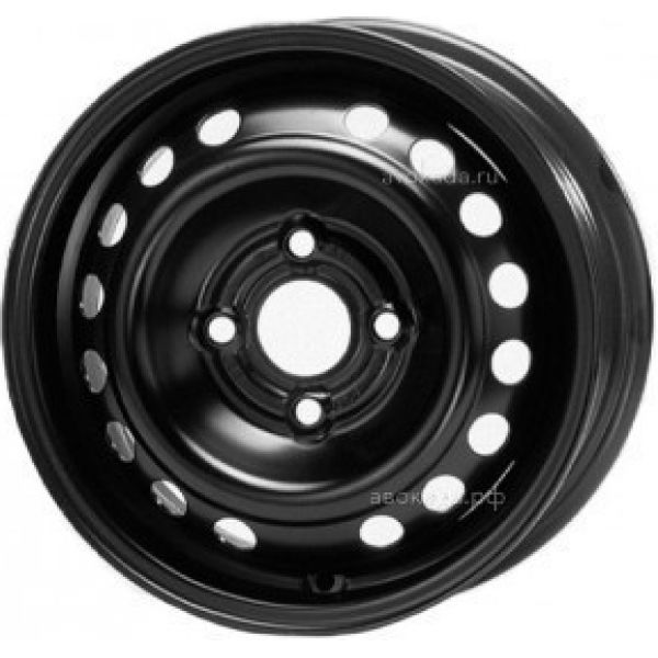 KFZ 7442 6.5 R16 PCD:4/108 ET:37.5 DIA:63.3 black