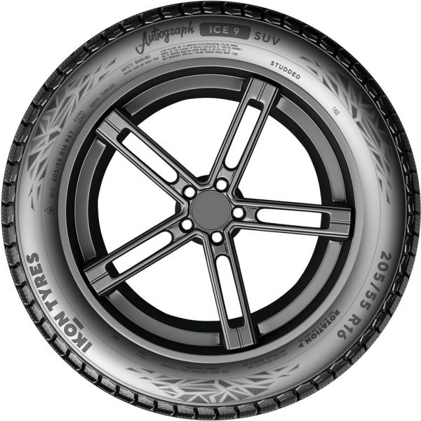 Ikon Tyres Autograph Ice 9 SUV 265/50 R20 111T (шип) XL